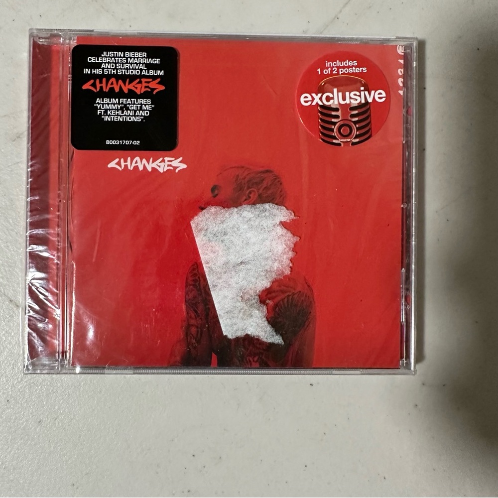 Justin Bieber ‎Changes 2020 CD  NEW/SEALED